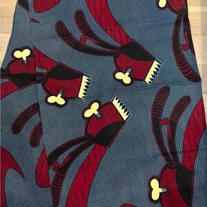 African Print Headwrap: Abstract Clipper Print